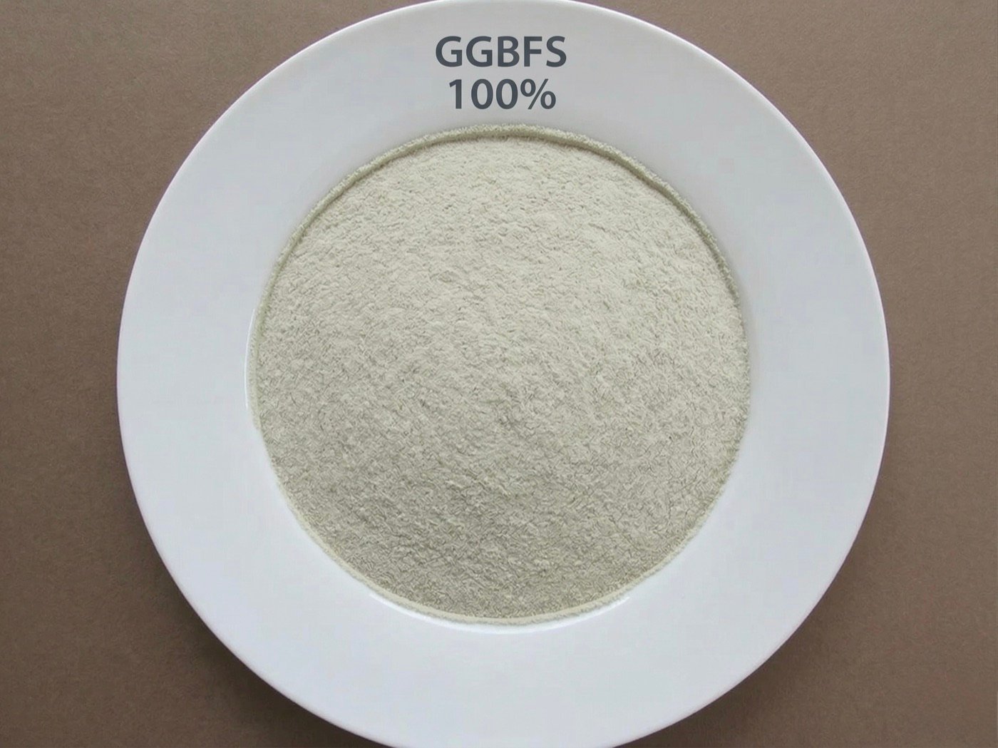 GGBFS ground slag powder sample