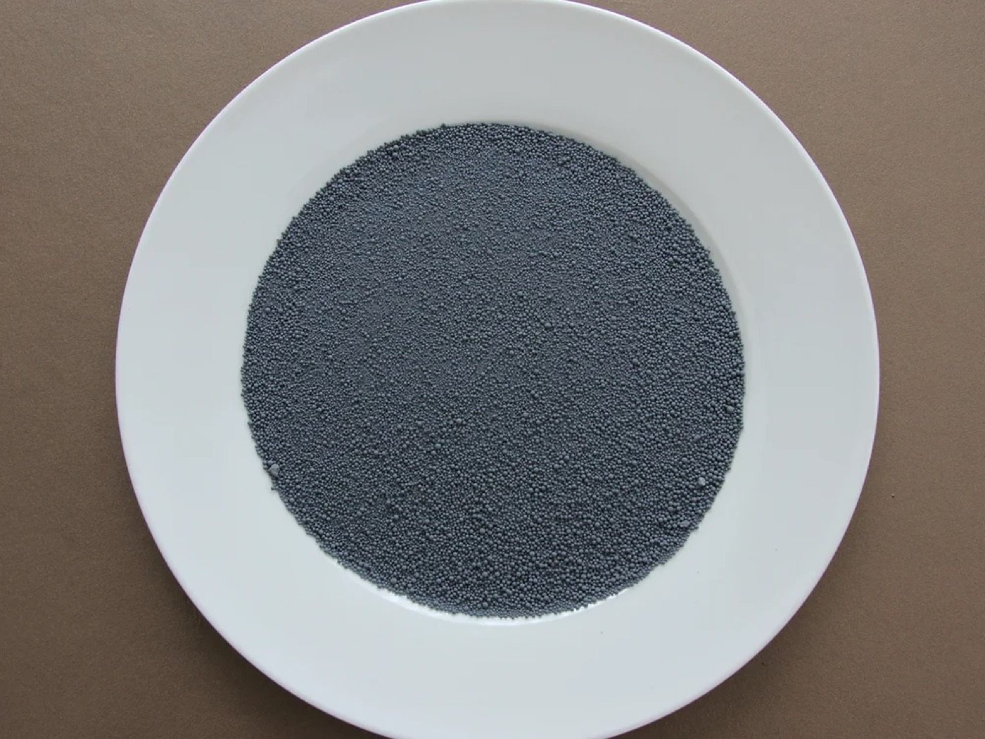 Silica fume microsilica powder sample